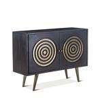 Product Image 2 for Nubian Ebony Mango Wood Sideboard With Antique Brass Accents from World Interiors