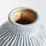 Close-up inside rim detail with visible glazed crackle and interior color variations