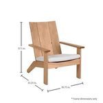 Product Image 5 for Ashland Teak Adirondack from Summer Classics