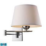Product Image 1 for Lanza 1 Light Swing Arm Sconce In Polished Chrome  from Elk Lighting