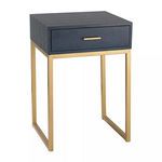 Product Image 1 for Shagreen Side Table In Navy from Elk Home