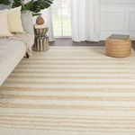 Product Image 5 for Lomita Handmade Striped Light Tan/ Cream Rug from Jaipur 