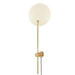Product Image 1 for Leif Steel 1-Light Wall Sconce - Ivory & Gold from Troy Lighting