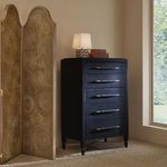 Product Image 5 for Verona Black Five-Drawer Chest from Currey & Company