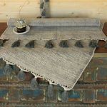 Product Image 1 for Venice Rug  Natural / Black With Grey Tassels from Homart
