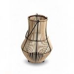 Product Image 3 for Natural Lantern Iron & Bamboo Dia 8" from BIDKHome