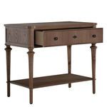 Product Image 12 for Andrea Oak Wood Nightstand - 1 Drawer, Antique Bronze from Gabby