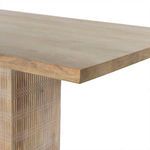 Product Image 5 for Kelby Solid Mango Dining Table - Light Wash Carved Mango from Four Hands