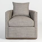 Product Image 2 for Landon Smokey Flax Performance Fabric Swivel Chair from Alder & Tweed