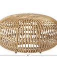 Product Image 3 for Escape Rattan Scatter Table from Universal Furniture