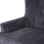 Clermont Chair - Charcoal Worn Velvet image 8