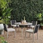 Product Image 14 for Sherwood Weathered Grey Outdoor Dining Chair with Ash Cushion from Four Hands