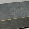 Product Image 1 for Gray Leather Shagreen Cocktail Table from Sarreid Ltd.
