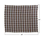 Product Image 3 for Patrick Brown Plaid Throw with Fringe from Creative Co-Op