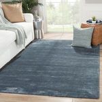 Product Image 3 for Basis Solid Dark Blue Rug from Jaipur 