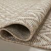Product Image 3 for Dawn Organic Modern Natural Diamond-Patterned Fringe 2'3" x 7'7" Rug from Loloi