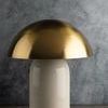 Product Image 9 for Gaia 2-Light Antique Brass Dome Table Lamp from Mitzi