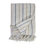 Product Image 1 for Naples Oversized Throw - Ocean / Natural from Pom Pom at Home