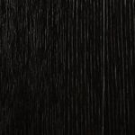 Close-up of dark brown Warby End Table tabletop and side panels corner joint