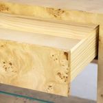 Product Image 6 for Emil 1-drawer Burl Wood Side Table from Villa & House