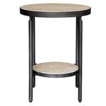 Product Image 1 for Dauntless Travertine Side Table from Uttermost