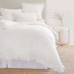 Product Image 1 for Mathilde Linen Euro Sham - White from Pom Pom at Home