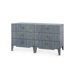 Product Image 1 for Madeline Extra Large 6-Drawer Colonial Blue Shimmer from Villa & House