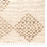 Product Image 4 for Sarenthia Handknotted Geometric Taupe Rug from Jaipur 