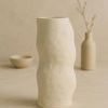 Product Image 2 for Off-White Paper Mache Vase from BIDKHome