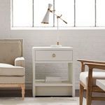 Product Image 4 for Benjamin Linen 1-Drawer Side Table from Villa & House