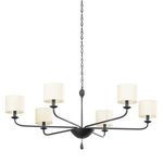 Product Image 1 for Osmond Black Iron 6-Light  Chandelier from Troy Lighting