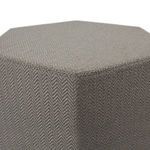 Product Image 3 for Sacha Solid Gray Hexagon Pouf from Jaipur 