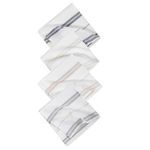 Product Image 2 for Cambria Striped Cotton Napkins, Set of 4 - Navy from Pom Pom at Home