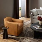 Product Image 22 for Quinton Round Swivel Ontario Camel Leather Accent Chair  from Four Hands