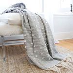 Product Image 2 for Zaidee Oversized Handwoven Throw Blanket - Natural /  Grey from Pom Pom at Home