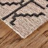 Product Image 2 for Enzo Taupe / Black Geometric Area Rug - 2' x 3' from Feizy Rugs