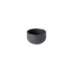 Seed grey round ceramic ramekin with matte finish and smooth surface