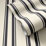 Product Image 1 for Multi Stripe Black I Wallpaper by Getty Images from Four Hands