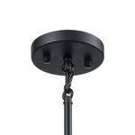 Product Image 6 for Boudreaux 5 Light Chandelier In Matte Black And Antique Gold With Sphere Shaped Glass from Elk Lighting