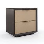 Product Image 1 for Black Metal Modern Double Wrap Nightstand from Caracole
