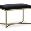 Product Image 1 for Black Fabric Modern Remix Bed Bench from Caracole
