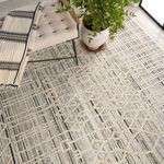 Product Image 7 for Caiya Modern Trellis Cream/ Gray Rug - 18" Swatch from Jaipur 