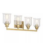 Product Image 3 for Hampton Warm Brass 4 Light Bath from Savoy House 