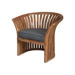 Product Image 2 for Teak Barrel Chair In Euro Teak Oil from Elk Home