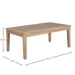 Product Image 12 for Savannah Teak Coffee Table from Summer Classics