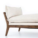 Kerry White Chaise Lounge Thames Cream image 9
