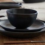 Product Image 4 for Livia Ceramic Stoneware Bowl, Set of 6 - Matte Black from Costa Nova