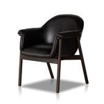 Product Image 1 for Sora Black Leather Dining Armchair from Four Hands