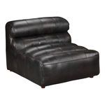 Product Image 2 for Ramsay Leather Slipper Chair - Black from Moe's