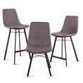 Product Image 1 for Posey Dark Gray Counter Chairs, Set Of 2 from World Interiors